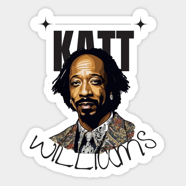 Katt Williams Fan Art Sticker by Starart Designs